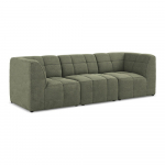 Roheline bukleekangast diivan 255 cm Aloha - Makamii