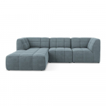 Sinine bukleekangast nurgadiivan (vasak nurk) Aloha - Makamii