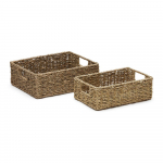 2 mererohust korvi komplektis 36x27x10 cm Tossa - Kave Home
