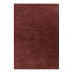 Burgundiapunane k&auml;sitsi kootud vaip 160x230 cm - Asiatic Carpets