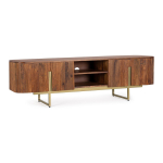 Naturaalset v&auml;rvi mangopuidust telerialus, 180x45x40 cm Vilas &ndash; Bizzotto