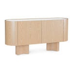 Helenaturaalne tammeimitatsiooniga kummut, 160x80,5x45,5 cm Otilia &ndash; Bizzotto