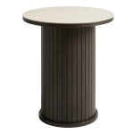 &Uuml;mmargune abilaud keraamilise pealispinnaga &oslash; 50 cm Enna - Unique Furniture