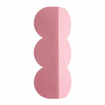 Roosa alumiiniumist seinalamp BISCUIT - Thoro