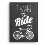 Pilt My Ride, 40 x 60 cm Ride my Bike - Really Nice Things