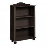 Tumepruun m&auml;nnipuidust raamaturiiul 77x116 cm Ella - St&oslash;raa