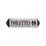 Metallist silt 30,5x7 cm Toilettes &ndash; Antic Line