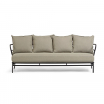 Beež metallist diivan Mareluz - Kave Home