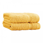 Kollased froteer&auml;tikud 2tk komplektis 30x30 cm Zero Twist - Catherine Lansfield
