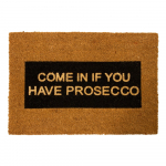 Looduslik kookosmatt Tule sisse, kui sul on prosecco glitter, 40 x 60 cm - Artsy Doormats