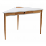 Valge nurgas t&ouml;&ouml;laud Ashme - Ragaba