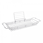 Reguleeritav metallist vannihoidja, h&otilde;bedane vann, 61 - 86 cm - PT LIVING