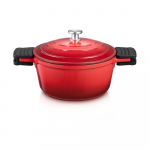 Mittekleepuv induktsioonipott koos kaanega 2,7 l Bordeaux - Tescoma