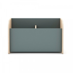 Hallikasroheline laste raamaturiiul 70x42x35 cm Esteban &ndash; Marckeric