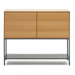Tammedekooriga madal kummut 97,5x80 cm Vedrana - Kave Home