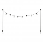 P&auml;ikesepatareiga valguskett, pirnide arv 10tk, pikkus 220cm - Esschert Design