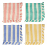 Linased salvr&auml;tikud 4 tk komplektis Stripe Ruffle - Meri Meri