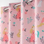 Roosa kardin 140x260 cm Princesse Licorne - douceur d'int&eacute;rieur