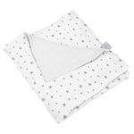 Valge musliinist beebitekk 75x75 cm - B&eacute;b&eacute; Douceur