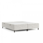 Helehall polsterdatud kaheinimese voodi koos panipaigaga 160x200 cm Tate - Maison de R&ecirc;ve