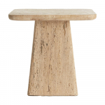 Kiviplaadiga kohvilaud 45x45 cm Kepami - Light & Living