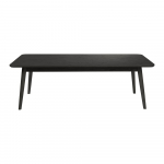 Must tammespoonist diivanilaud 60x120 cm Fabio - White Label