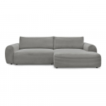 Tumehall velvetist nurgadiivanvoodi (parem nurk) Lucien - Bobochic Paris