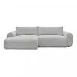 Helehall velvetist nurgadiivanvoodi (vasak nurk) Lucien - Bobochic Paris