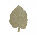 Khakiv&auml;rvi pestav k&auml;sitsi kootud puuvillane laste vaip 120x180 cm Monstera Olive - Lorena Canals