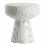 Metallist &uuml;mmargune diivanilaud &oslash; 38 cm Dakwa - Light & Living