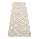 Kreem sise/v&auml;lisvaip 70x225 cm Kotte Linen &ndash; Pappelina