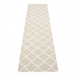 Kreem sise/v&auml;lisvaip 70x300 cm Kotte Linen &ndash; Pappelina