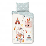 Flanell laste voodipesu &uuml;heinimesevoodile 140x200 cm Dreamy - Good Morning