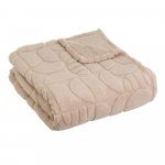 Helepruun mikropl&uuml;&uuml;sist tekk 130x160 cm Mid Century - Casa Selecci&oacute;n