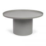 Metallist &uuml;mmargune abilaud &oslash; 72 cm Fleksa - Kave Home