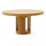 &Uuml;mmargune pikendatav s&ouml;&ouml;gilaud tammespoonist pealispinnaga, &oslash; 150 cm Artis - Kave Home