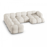 Beež nurgadiivan (vasak nurk/U-kujuline) Loretto &ndash; Cosmopolitan Design