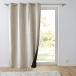 Beež sametist termokardin 140x260 cm Polarchic - douceur d'int&eacute;rieur