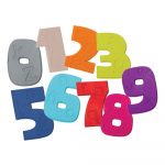 Laste libisemiskindlad vannimatid 10tk komplektis 11x12,5 cm Chifres - MSV