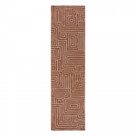Terrakottapunane vaip 80x300 cm Kylo - Flair Rugs