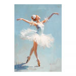 K&auml;sitsi maalitud elementidega maal 70x100 cm Grace - Styler