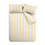 Kollane 3-osaline voodipesu 200x200 cm Cove Stripe - Catherine Lansfield