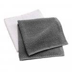 Valged/hallid froteer&auml;tikud komplektis 2 tk 50x50 cm Gourmet - douceur d'int&eacute;rieur