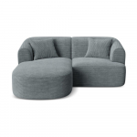 Tumehall velvetist nurgadiivan (vasak nurk) Campi - Cosmopolitan Design
