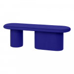 Sinine villapolsterdatud pink Rull - noo.ma