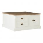 Valge diivanilaud kuusepuudega 90x90 cm Hardwick - Premier Housewares