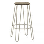 Jalakapuust baaritool h&otilde;bedases/naturaalses v&auml;rvitoonis (istme k&otilde;rgus 75 cm) District - Premier Housewares