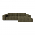 Khaki v&auml;rvi &scaron;enill-nurgadiivan (parem nurk/diivanvoodiga) Chicago - Cosmopolitan Design
