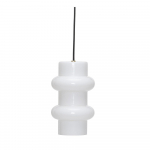 Valge klaasist ripplamp &oslash; 15 cm Pilule - H&uuml;bsch