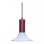 Burgundiapunane/helesinine metallist h&auml;mardatav ripplamp &oslash; 25 cm Luminary - H&uuml;bsch